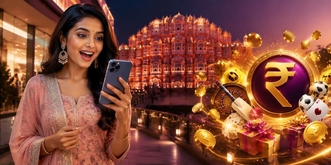 Mobile online casino experience visual from Jaipur